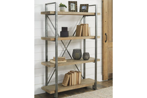 Forestmin Bookcase - Black/Brown