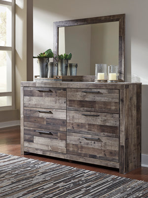 Derekson Panel Bedroom Set - Multi Gray