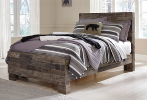 Derekson Panel Bedroom Set - Multi Gray