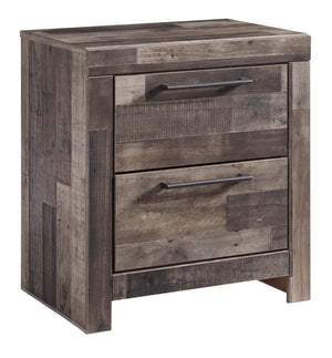 Derekson Panel Bedroom Set - Multi Gray
