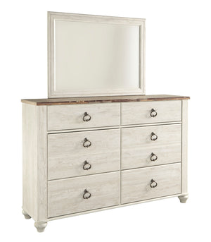 Willowton Bedroom Collection - Two-Tone Whitewash