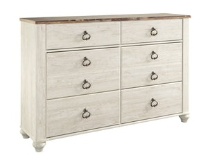 Willowton Bedroom Collection - Two-Tone Whitewash