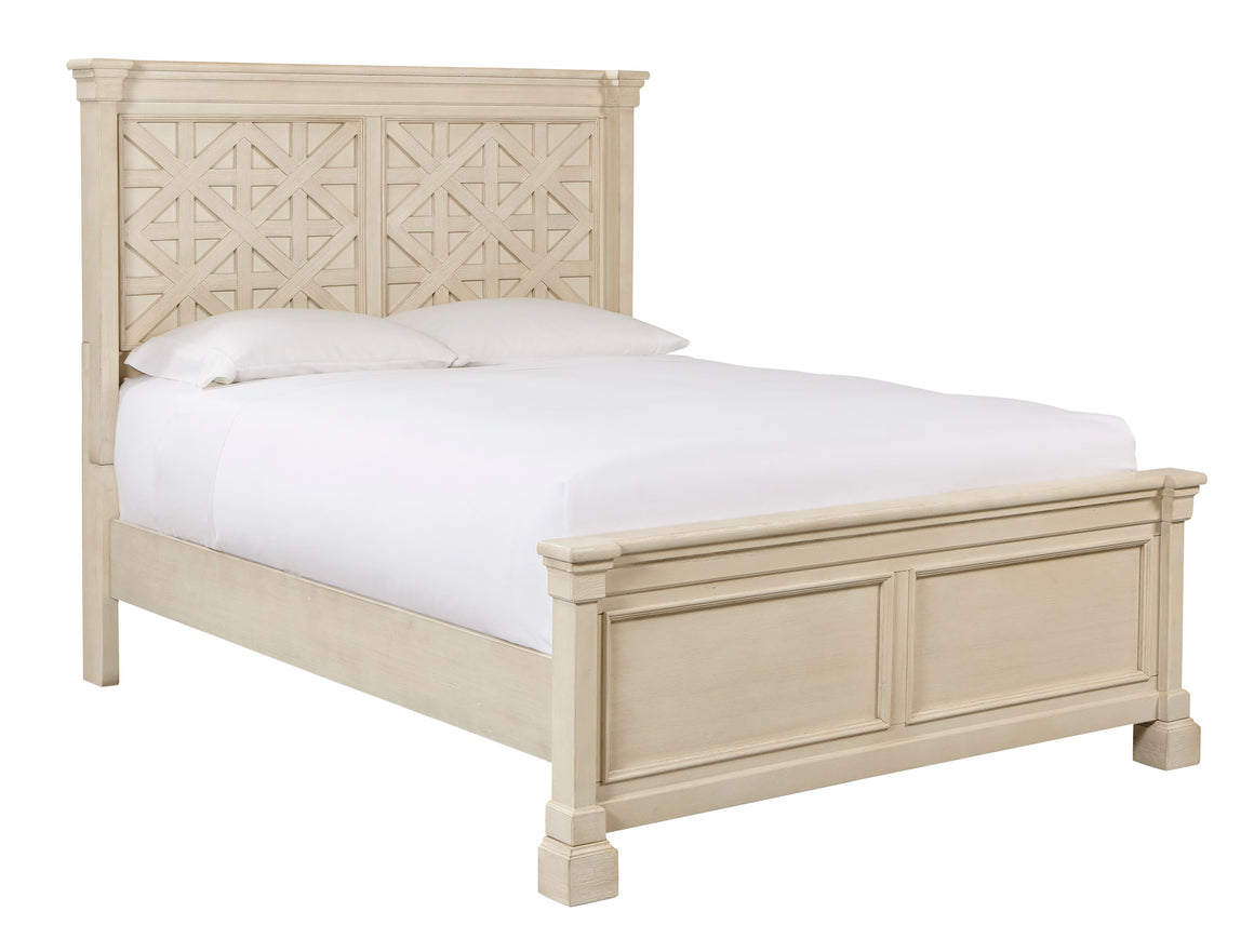 Bolanburg Queen Panel Bed - Antique White