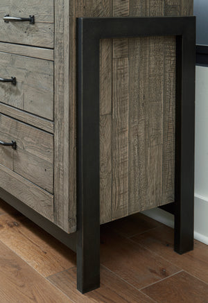 Brennagan Dresser and Mirror - Gray