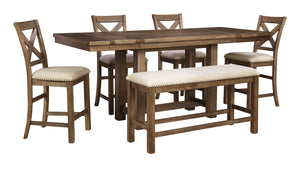 Moriville Counter Height Dining Room Set D631-32