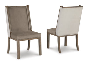 Chrestner Dining Chair - Brown/Gray