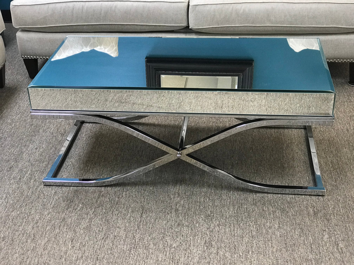 Sundance Coffee Table - Chrome/Mirror