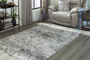 Wadyka Large Rug - Black/Cream/Gray
