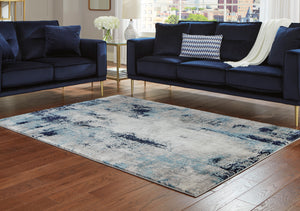 Leonelle Medium Rug - Cream/Blue/Gray