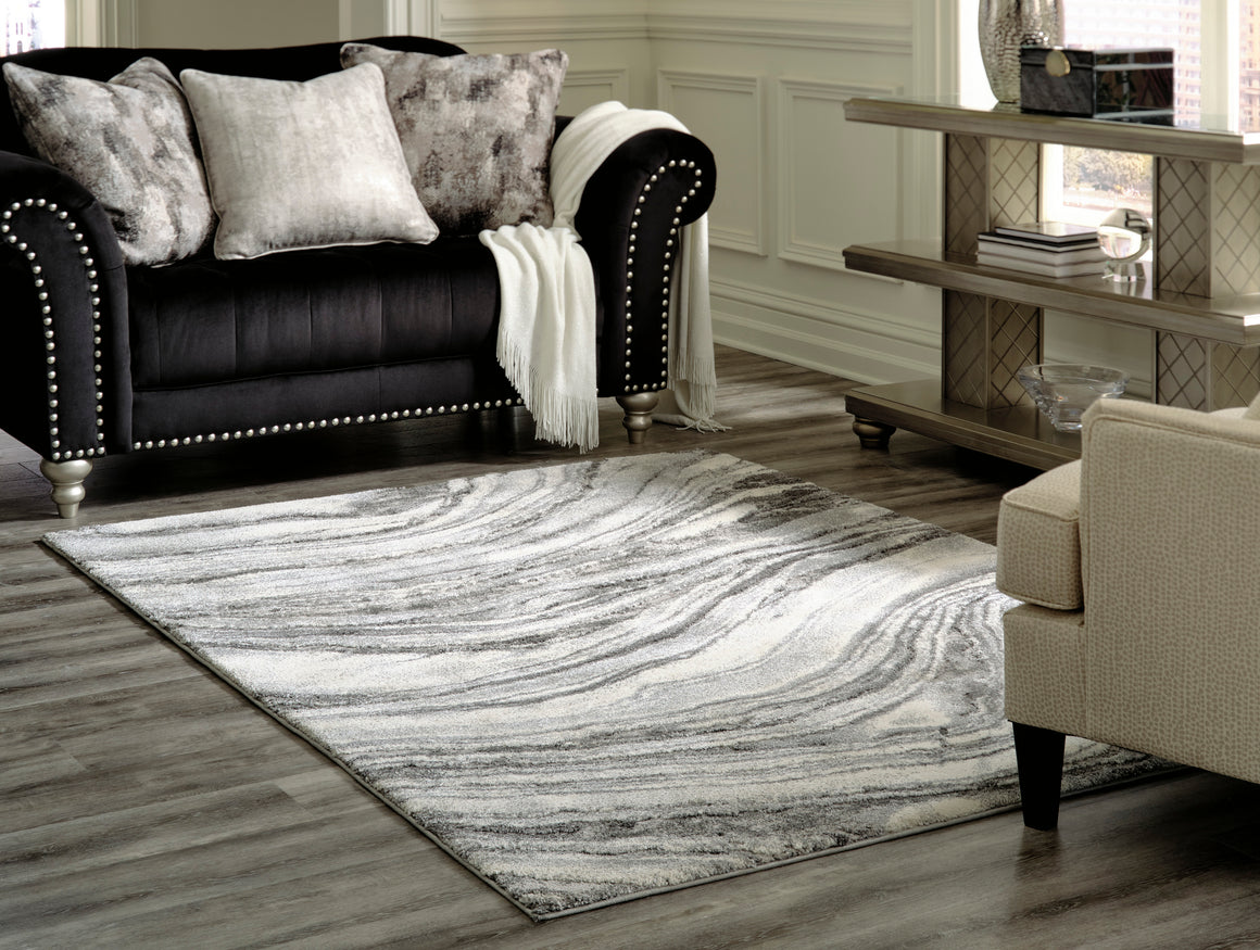 Wysdale Large Rug - Cream/Gray