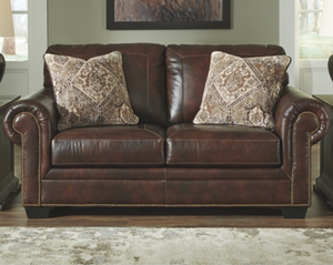 Roleson Sofa, Loveseat & Chair - Walnut