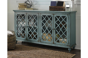 Mirimyn Accent Cabinet - Antique Teal