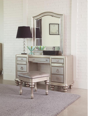 Belmont 3-piece Vanity Set - Metallic Platinum