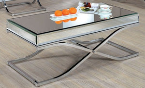Sundance Coffee Table - Chrome/Mirror