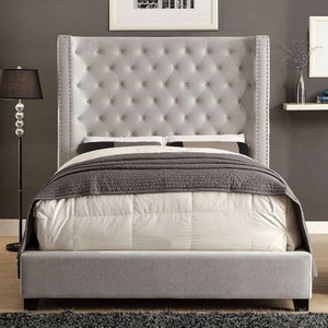 Mirabelle Upholstered Bed - Ivory