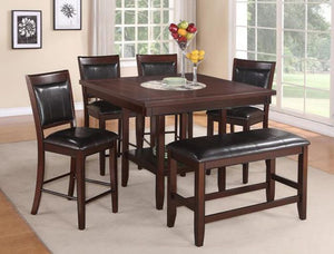 Fulton Counter Height Dining Set - Cherry/Espresso