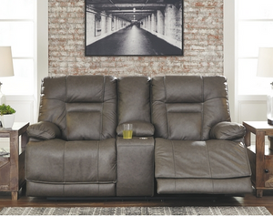 Wurstrow Power Reclining Collection - Smoke